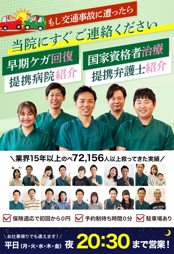 交通事故治療・むち打ち治療